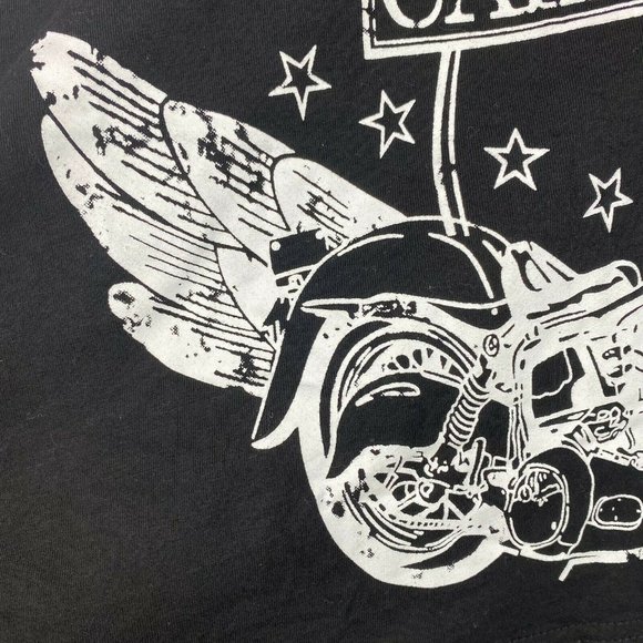 Shein Curve 4XL Plus Size Paradise California Motorcycle Cropped Tee - Picture 6 of 12